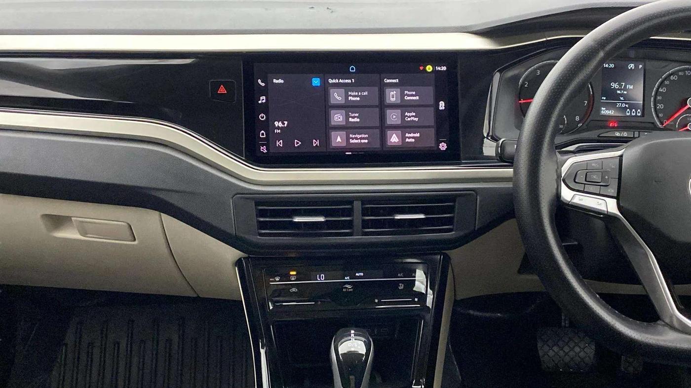 2023 Volkswagen VIRTUS HIGHLINE TSI 1.0 AT, Petrol, Automatic, 61,158 km, Air Conditioner