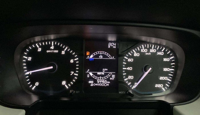 2023 Tata PUNCH PURE MT, Petrol, Manual, 54,410 km, Odometer Image