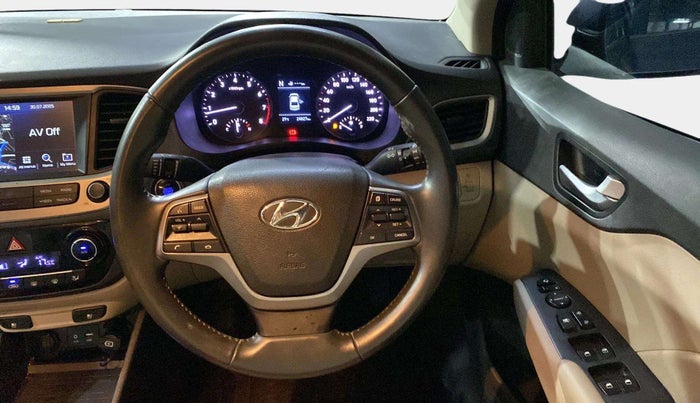 2019 Hyundai Verna 1.6 VTVT SX (O) AT, Petrol, Automatic, 24,804 km, Steering Wheel Close Up
