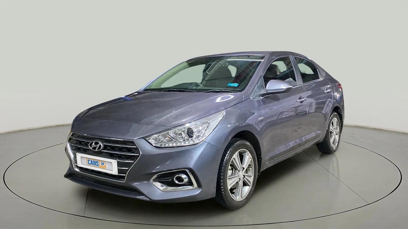 2019 Hyundai Verna 1.6 VTVT SX (O) AT, Petrol, Automatic, 24,804 km, Left Front Diagonal