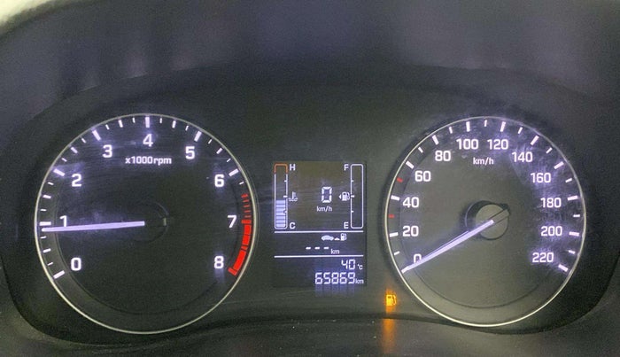 2019 Hyundai Creta SX 1.6 PETROL, Petrol, Manual, 65,865 km, Odometer Image