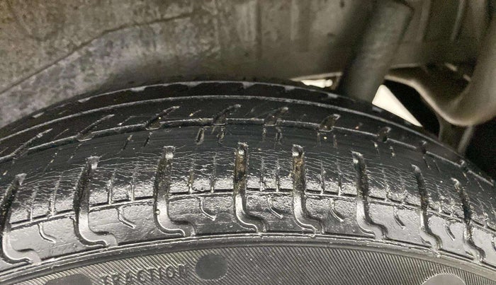 2017 Maruti Wagon R 1.0 VXI AMT, Petrol, Automatic, 67,796 km, Left Rear Tyre Tread
