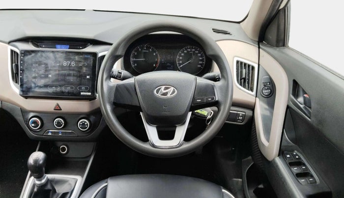 2019 Hyundai Creta E PLUS 1.6 PETROL, Petrol, Manual, 90,263 km, Steering Wheel Close Up