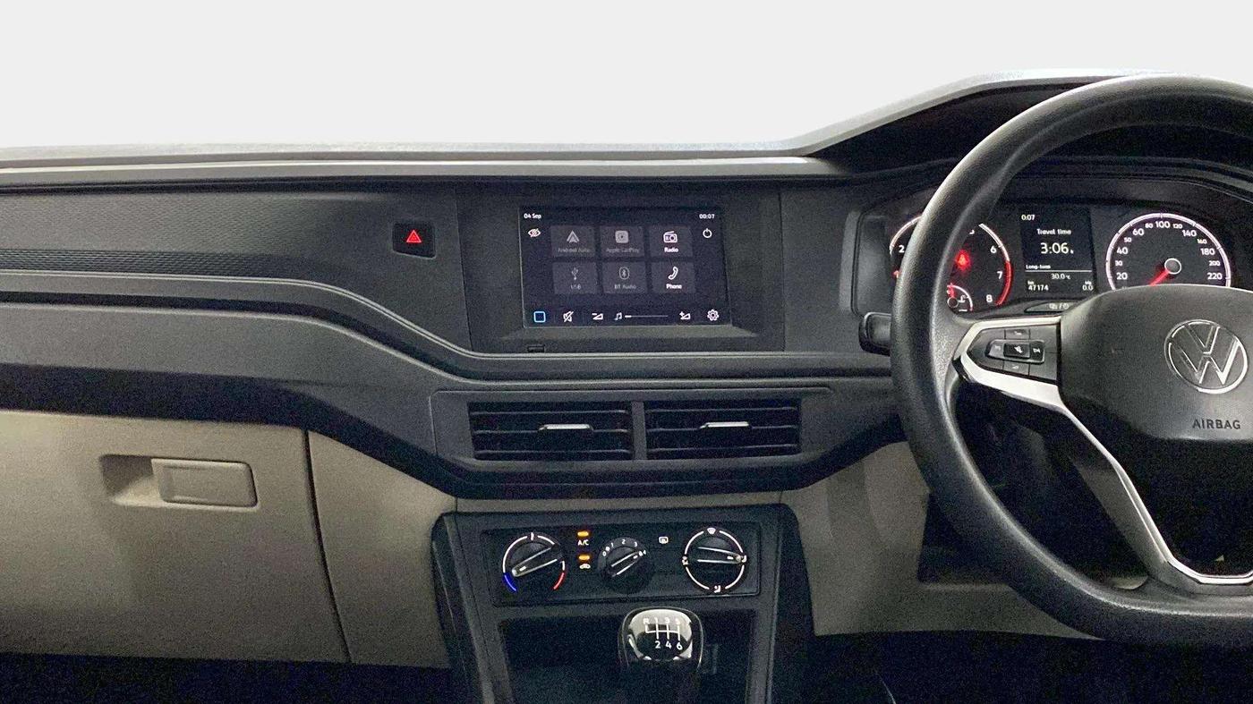 2022 Volkswagen VIRTUS COMFORTLINE TSI 1.0 MT, Petrol, Manual, 48,368 km, Air Conditioner