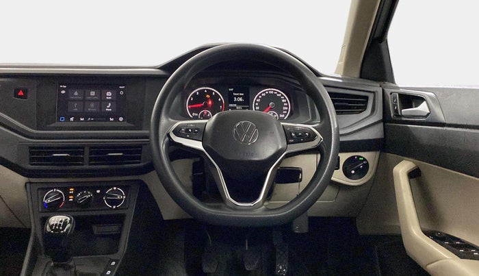 2022 Volkswagen VIRTUS COMFORTLINE TSI 1.0 MT, Petrol, Manual, 47,109 km, Steering Wheel Close Up
