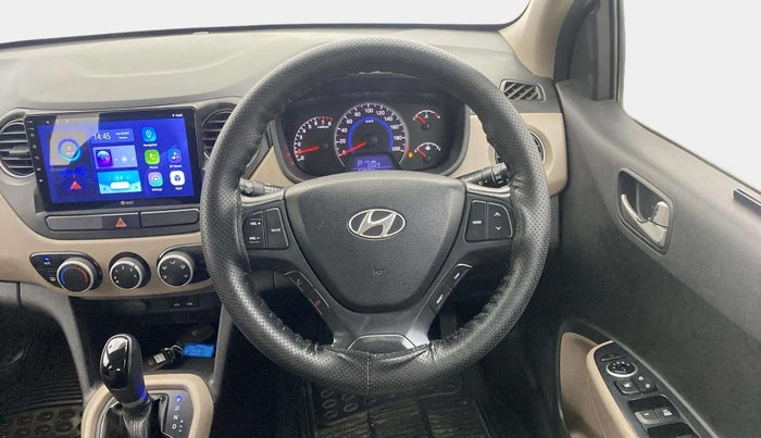 2015 Hyundai Grand i10 ASTA AT 1.2 KAPPA VTVT, Petrol, Automatic, 63,593 km, Steering Wheel Close Up