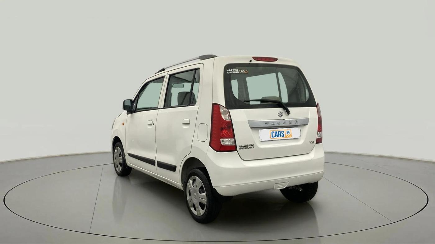 2018 Maruti Wagon R 1.0 VXI, Petrol, Manual, 32,002 km, Left Back Diagonal