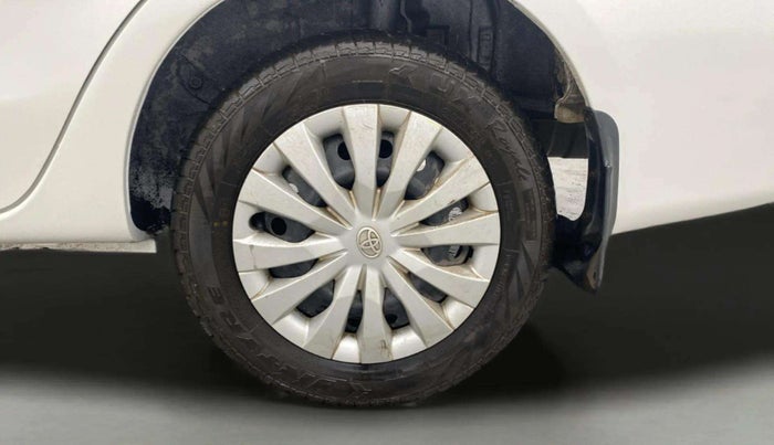2013 Toyota Etios G, Petrol, Manual, 57,884 km, Left Rear Wheel