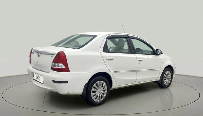 2013 Toyota Etios G, Petrol, Manual, 57,884 km, Right Back Diagonal