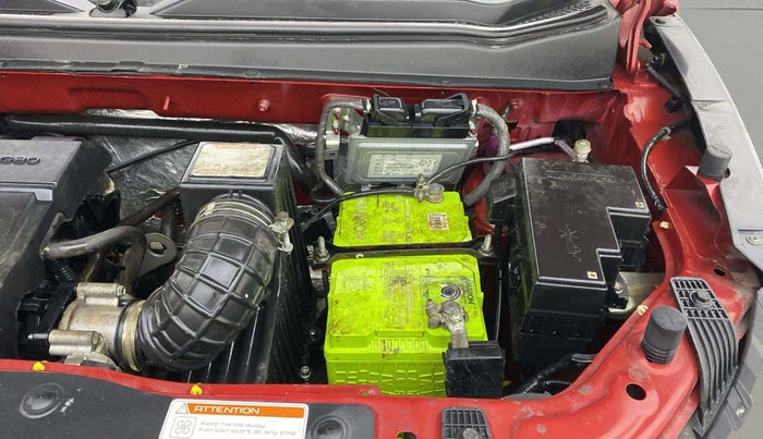 2017 Mahindra Kuv100 K4 6 STR, Petrol, Manual, 20,129 km, Engine View - Left