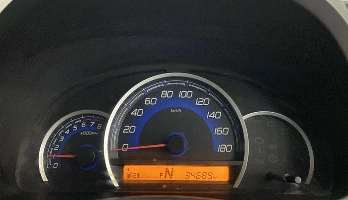 2017 Maruti Wagon R 1.0 VXI AMT, CNG, Automatic, 34,639 km, Odometer Image