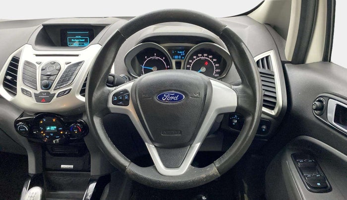 2016 Ford Ecosport TITANIUM+ 1.5L DIESEL, Diesel, Manual, 1,10,038 km, Steering Wheel Close Up
