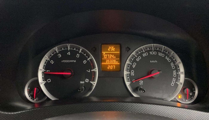 2016 Maruti Swift ZXI, Petrol, Manual, 35,345 km, Odometer Image