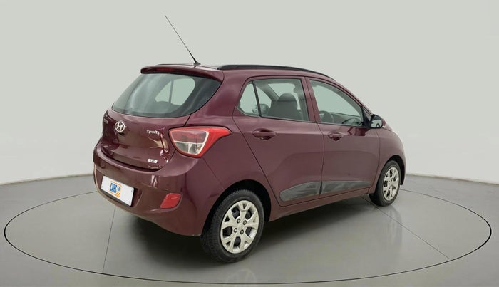 2015 Hyundai Grand i10 SPORTZ 1.2 KAPPA VTVT, Petrol, Manual, 67,136 km, Right Back Diagonal