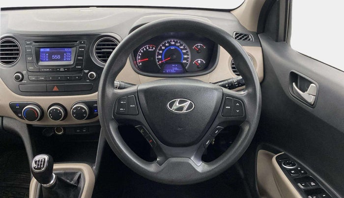 2015 Hyundai Grand i10 SPORTZ 1.2 KAPPA VTVT, Petrol, Manual, 67,136 km, Steering Wheel Close Up