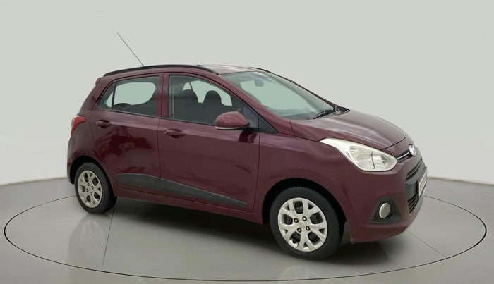 2015 Hyundai Grand i10 SPORTZ 1.2 KAPPA VTVT, Petrol, Manual, 67,136 km, Right Front Diagonal