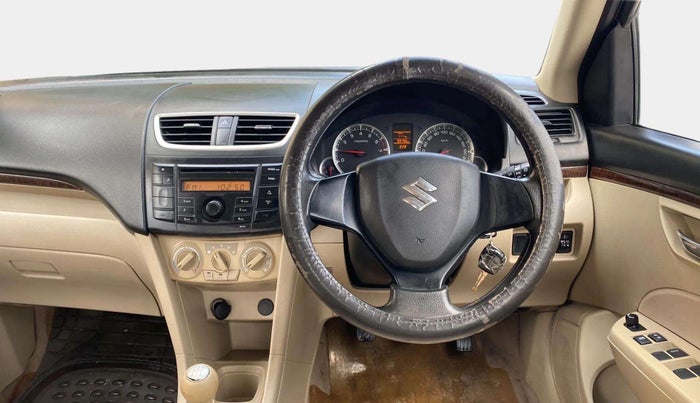 2014 Maruti Swift Dzire VXI, Petrol, Manual, 99,783 km, Steering Wheel Close Up