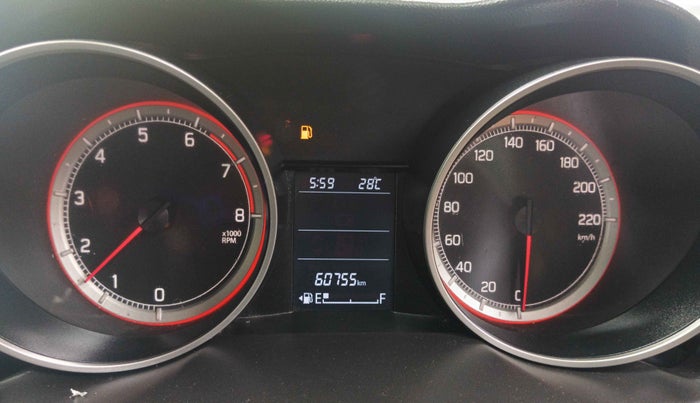 2022 Maruti Swift ZXI, Petrol, Manual, 60,755 km, Odometer Image