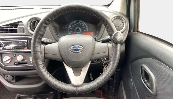2017 Datsun Redi Go T (O), Petrol, Manual, 63,440 km, Steering Wheel Close Up