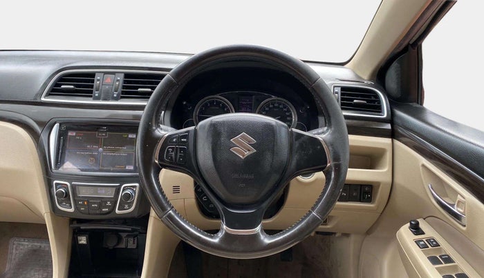 2017 Maruti Ciaz ALPHA 1.4 PETROL, Petrol, Manual, 56,513 km, Steering Wheel Close Up
