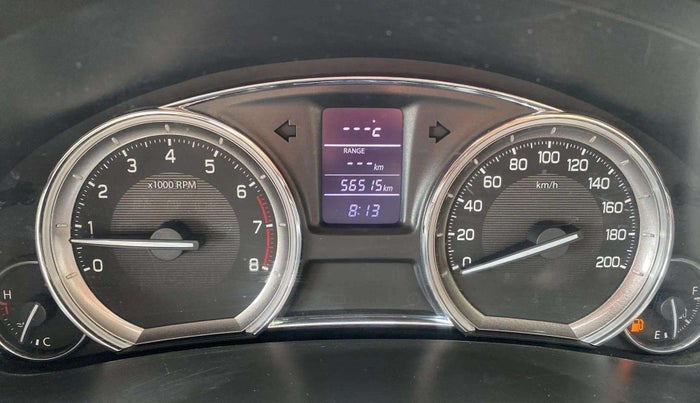 2017 Maruti Ciaz ALPHA 1.4 PETROL, Petrol, Manual, 56,513 km, Odometer Image