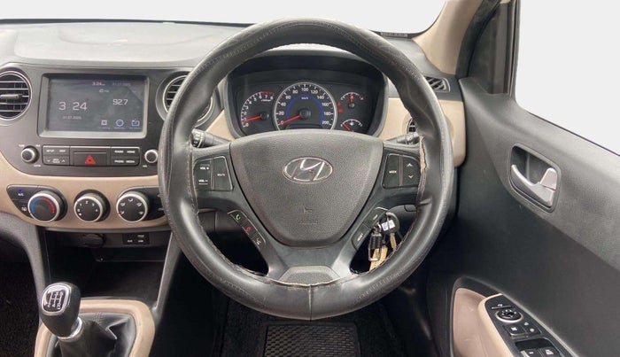 2019 Hyundai Grand i10 SPORTZ 1.2 KAPPA VTVT, Petrol, Manual, 75,249 km, Steering Wheel Close Up