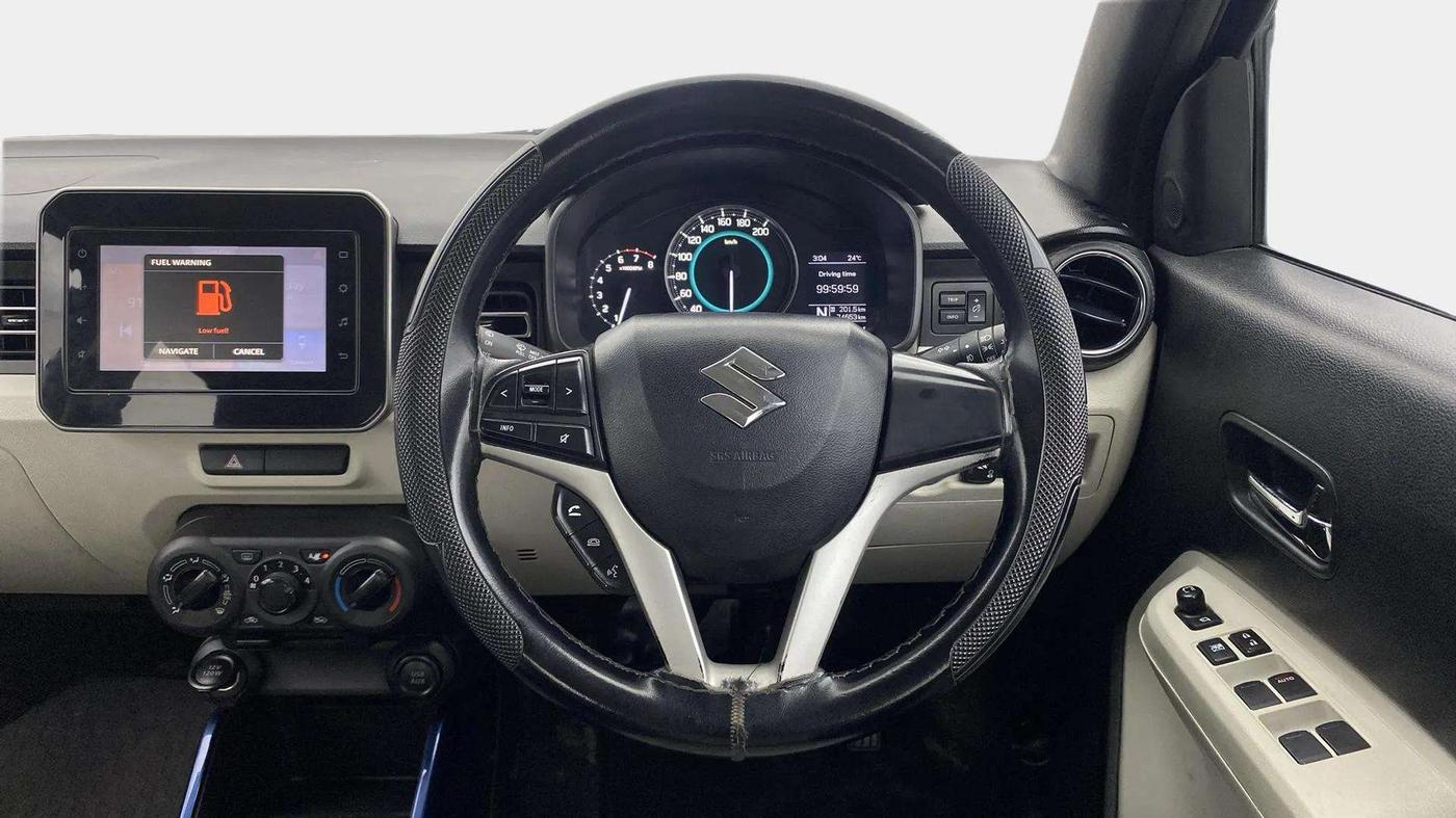 2022 Maruti IGNIS ZETA 1.2 AMT, CNG, Automatic, 74,701 km, Steering Wheel Close Up