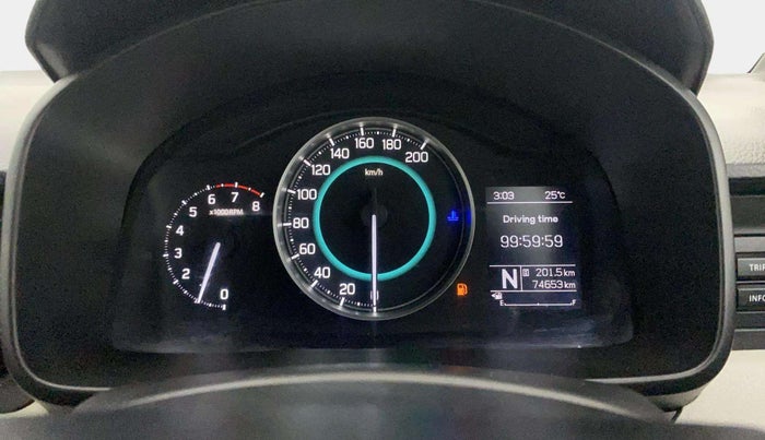 2022 Maruti IGNIS ZETA 1.2 AMT, CNG, Automatic, 74,653 km, Odometer Image