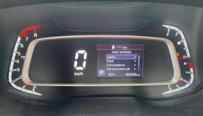 2021 KIA SONET HTK PLUS 1.0 DCT, Petrol, Automatic, 46,495 km, Odometer Image