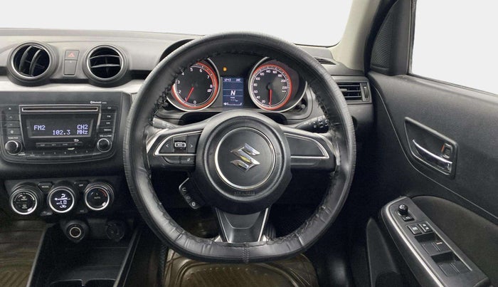 2020 Maruti Swift ZXI AMT, Petrol, Automatic, 1,24,144 km, Steering Wheel Close Up