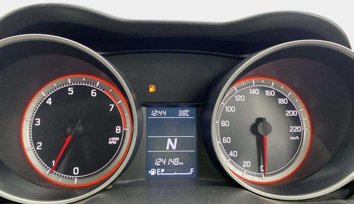 2020 Maruti Swift ZXI AMT, Petrol, Automatic, 1,24,144 km, Odometer Image