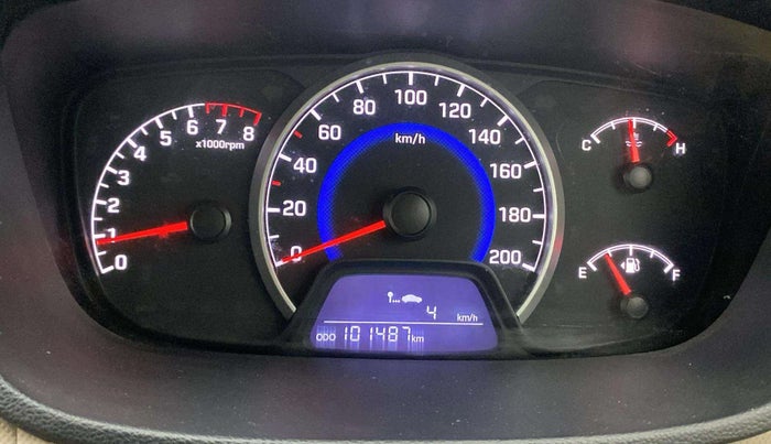 2018 Hyundai Grand i10 ASTA 1.2 KAPPA VTVT, Petrol, Manual, 1,01,482 km, Odometer Image
