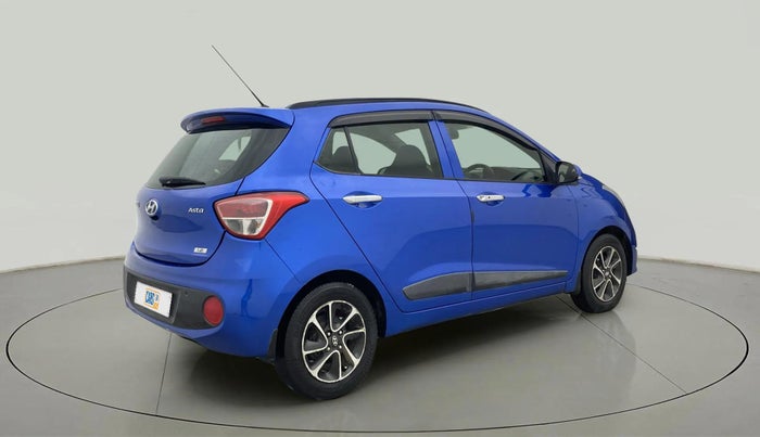 2018 Hyundai Grand i10 ASTA 1.2 KAPPA VTVT, Petrol, Manual, 1,01,482 km, Right Back Diagonal