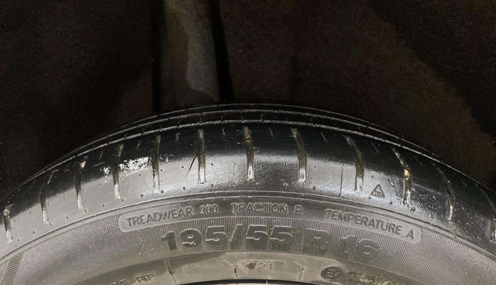2021 Maruti Baleno ALPHA CVT PETROL 1.2, Petrol, Automatic, 36,304 km, Right Rear Tyre Tread