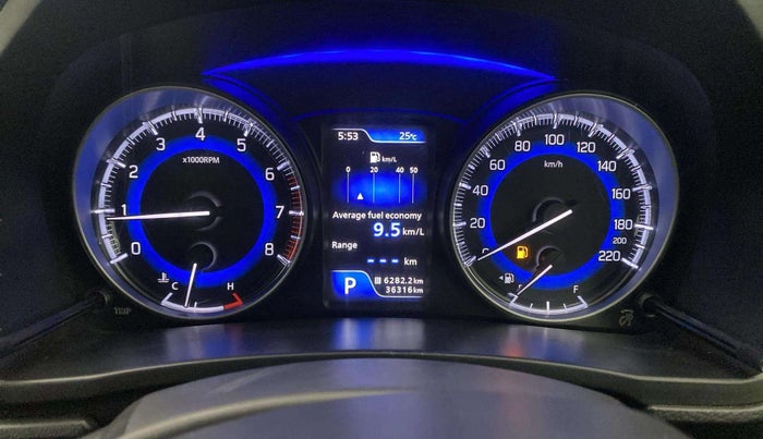 2021 Maruti Baleno ALPHA CVT PETROL 1.2, Petrol, Automatic, 36,304 km, Odometer Image