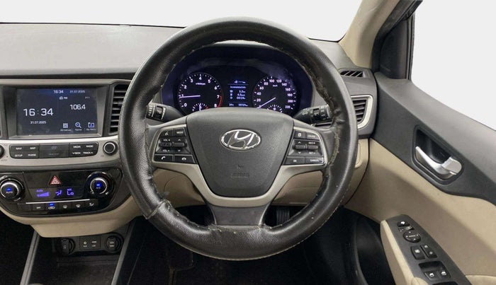 2019 Hyundai Verna 1.6 VTVT SX, Petrol, Manual, 55,736 km, Steering Wheel Close Up