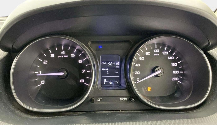 2018 Tata Tiago XZ PLUS PETROL, Petrol, Manual, 58,412 km, Odometer Image
