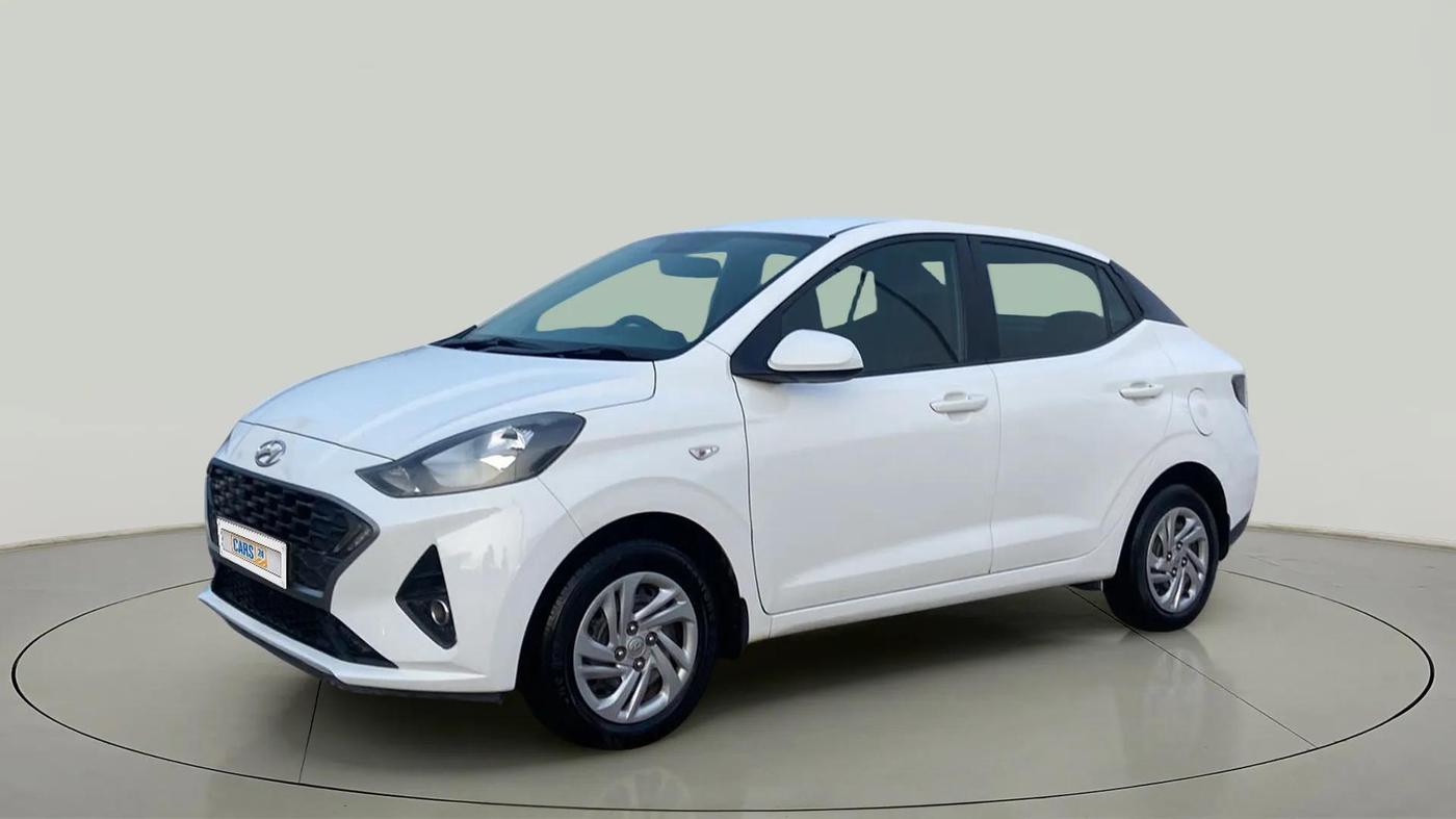 2020 Hyundai AURA S 1.2, Petrol, Manual, 1,06,621 km, Left Front Diagonal