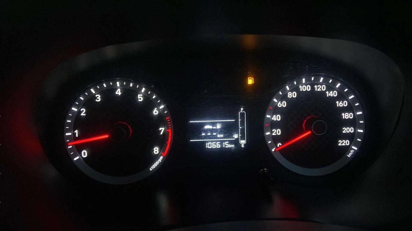 2020 Hyundai AURA S 1.2, Petrol, Manual, 1,06,621 km, Odometer Image