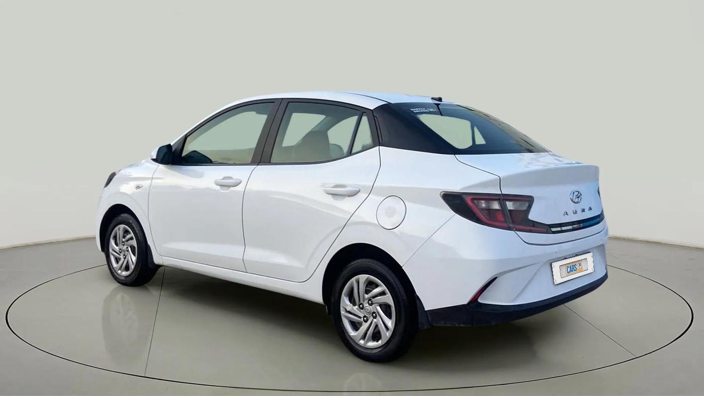 2020 Hyundai AURA S 1.2, Petrol, Manual, 1,06,621 km, Left Back Diagonal