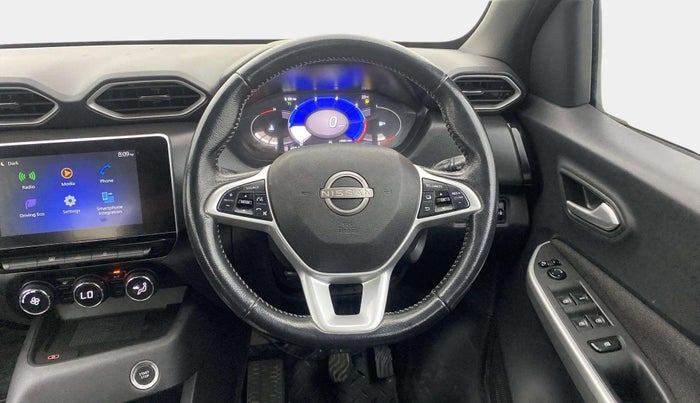 2021 Nissan MAGNITE XV PREMIUM TURBO (O) CVT DUAL TONE, Petrol, Automatic, 46,890 km, Steering Wheel Close Up