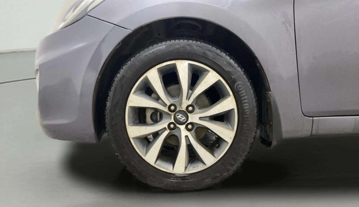 2014 Hyundai Verna FLUIDIC 1.4 VTVT CX, Petrol, Manual, 98,599 km, Left Front Wheel