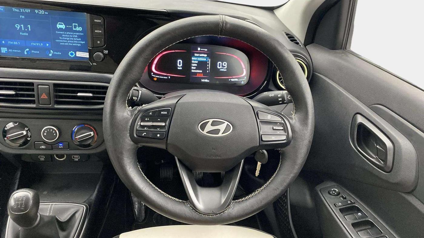 2023 Hyundai EXTER S (O) 1.2 MT, Petrol, Manual, 14,213 km, Steering Wheel Close Up