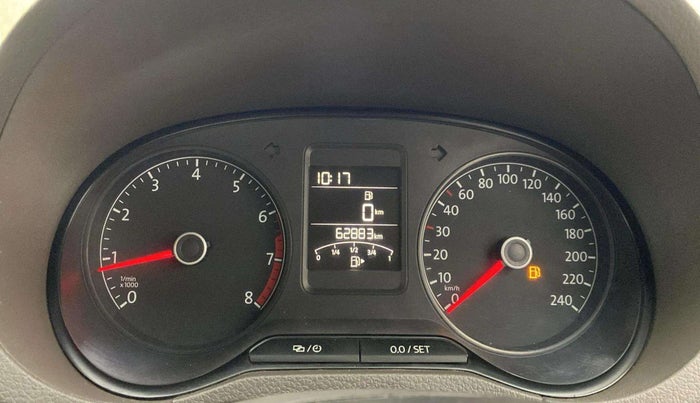 2017 Volkswagen Vento HIGHLINE 1.6 MPI, Petrol, Manual, 62,906 km, Odometer Image