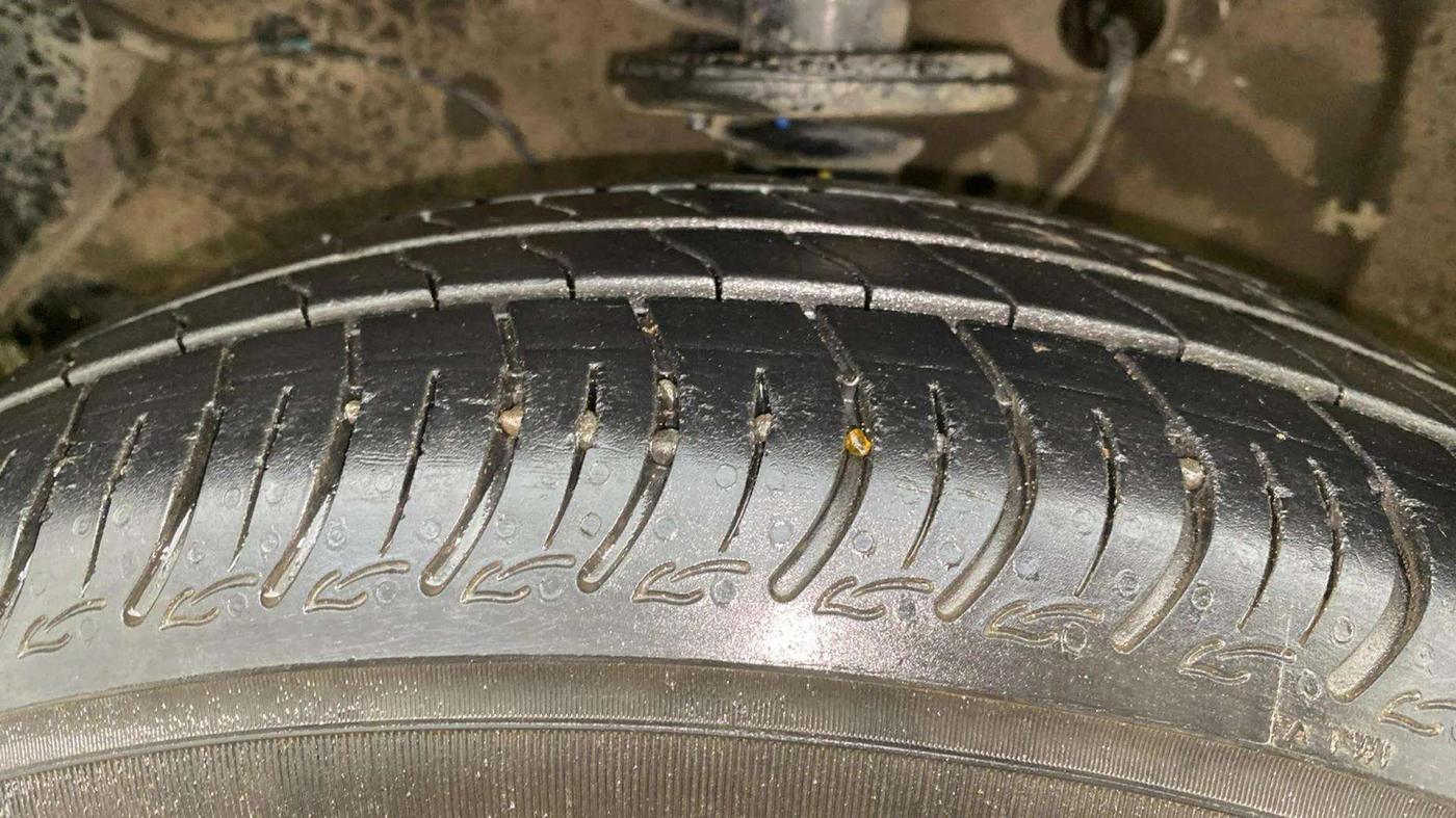 2024 Maruti S PRESSO VXI PLUS (O) AMT, Petrol, Automatic, 12,096 km, Left Front Tyre Tread