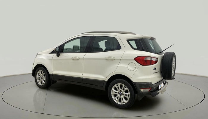 2017 Ford Ecosport TITANIUM 1.5L DIESEL, Diesel, Manual, 1,23,605 km, Left Back Diagonal