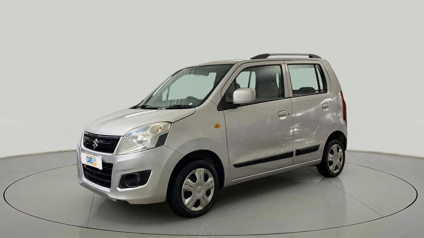 2017 Maruti Wagon R 1.0 VXI AMT, Petrol, Automatic, 28,047 km, Left Front Diagonal