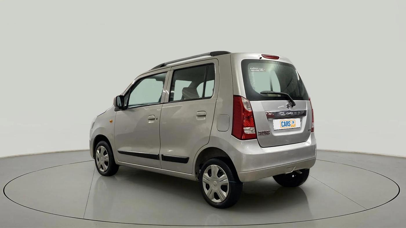 2017 Maruti Wagon R 1.0 VXI AMT, Petrol, Automatic, 28,047 km, Left Back Diagonal