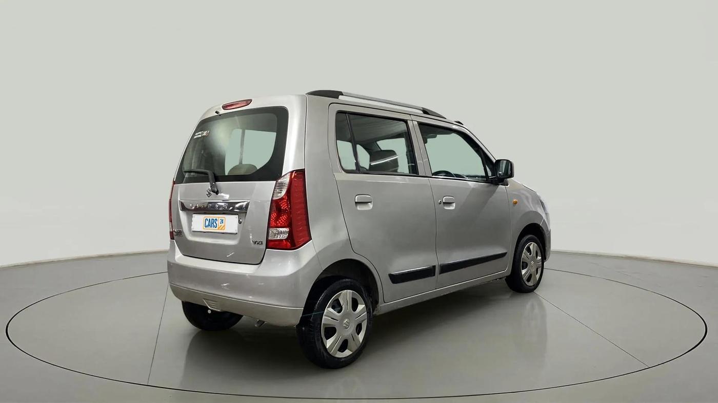 2017 Maruti Wagon R 1.0 VXI AMT, Petrol, Automatic, 28,047 km, Right Back Diagonal