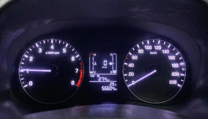 2017 Hyundai Creta SX PLUS 1.6 PETROL, Petrol, Manual, 56,603 km, Odometer Image
